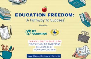 Details of the Sept. 19 Education Freedom event