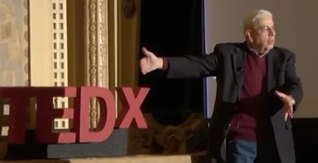 Ron Russo giving a TedX talk